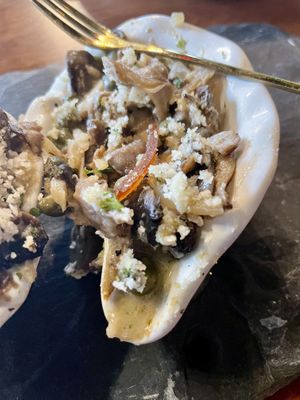 This taste so good on top of bread so make sure you order a large bread service.  at Marian Cocktails and Kitchen in Raleigh