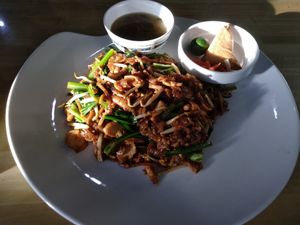 Lh char kway teow set ($9.90) at Loving Hut in Central Singapore