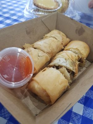 Autumn crispy roll at Loving Hut in Central Singapore