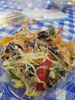 Forever 18 salad at Loving Hut in Central Singapore