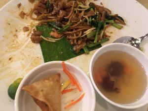 Char Kway Teow Set at Loving Hut in Central Singapore