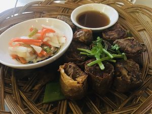 Ngor Hiang at Loving Hut in Central Singapore