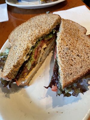 Vegan Club Sandwich  at Zabby and Elf's Stone Soup in Burlington