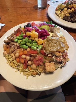 Z + E’s vegan choice  at Zabby and Elf's Stone Soup in Burlington