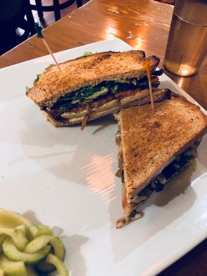 Melt sandwich at Zabby and Elf's Stone Soup in Burlington