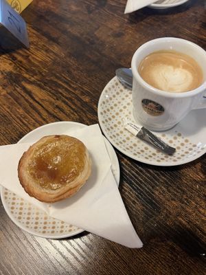 Vegan Nata, almond cortado   at Nata & Co  in Cardiff