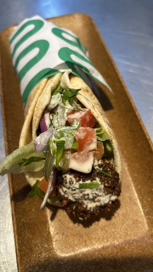   at Haya Falafel Café - Pinheiros in Sao Paulo