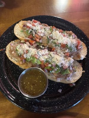 molletes! at Penelope's Vegan Taqueria - Pilsen in Chicago