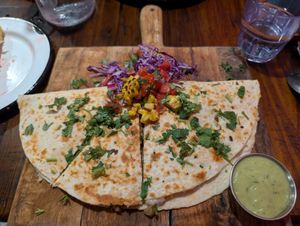 Quesadilla grande at Penelope's Vegan Taqueria - Pilsen in Chicago