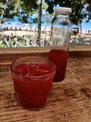 Juice of the day at Yoga Tayo in El Nido