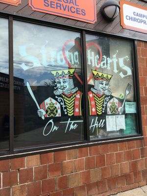 Outside  at Strong Hearts on the Hill in Syracuse