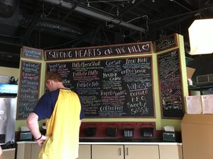 Menu at Strong Hearts on the Hill in Syracuse