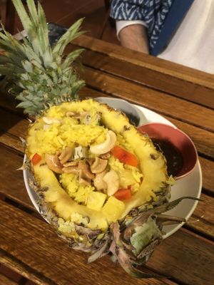 Pineapple fried rice   at Chickpea Eatery in Da Nang