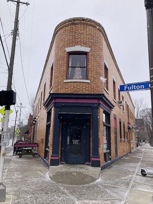 Entrance  at Johnny Mango World Cafe and Bar in Cleveland