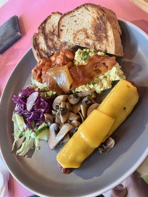 English breakfast  at Balans Brunch Bar in Bratislava