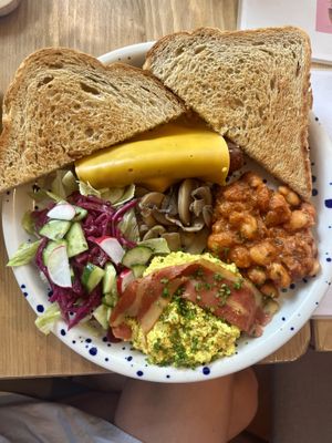 english breakfast  at Balans Brunch Bar in Bratislava