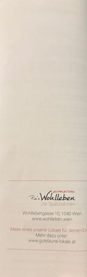   at Wohlleben in Vienna