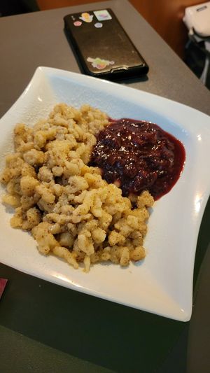 Spätzle mit Nuss und Powidl at Wohlleben in Vienna