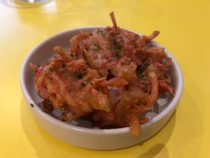 Red ginger tempura at OkonomiHeads in East London