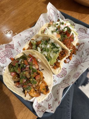   at Taco Vegana in Richmond