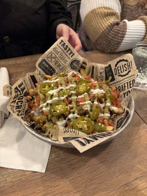 Asada fries  at Taco Vegana in Richmond
