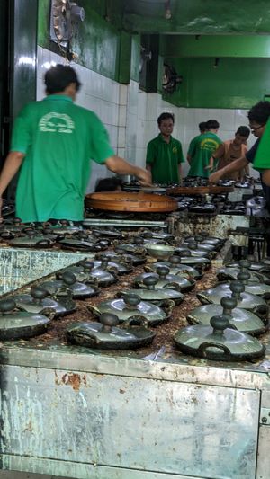 The open kitchen #Veganuary at Serabi Notosuman Ny. Lidia in Surakarta