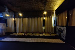 Indoor sitting #Veganuary at The Yogic Bowl in Rishikesh