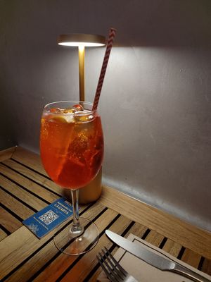 Aperol Spritz at Bresca  in Malaga