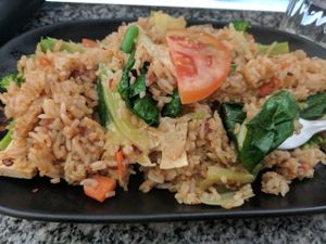 spicy fried rice at Peace Harmony in Sydney