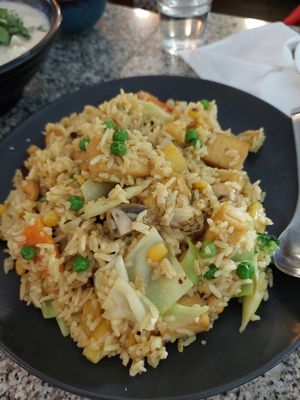Pineapple fried rice at Peace Harmony in Sydney