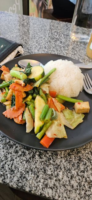 Tofu veggies at Peace Harmony in Sydney