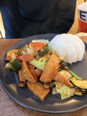 Pad prik chicken  at Peace Harmony in Sydney