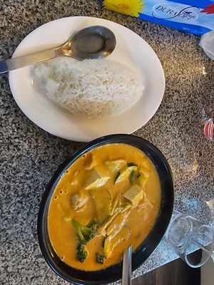 Thai Red Curry at Peace Harmony in Sydney