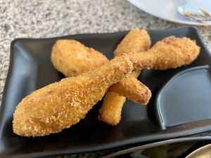 Sugar cane prawns  at Peace Harmony in Sydney