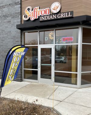 Exterior February 2025 at Saffron Indian Grill & Bar in Eagan