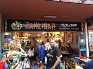 3 week breakfast at a very good restaurant are worth. Lunch and dinner were delicious, too.   at Zanzibar Cafe in Kingscliff