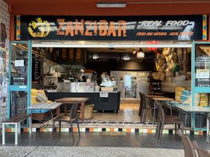 Love the way the restaurant is! Real food with a Moroccan twist, fresh and natural and truly local produce. The owner of the restaurant was also very generous.   at Zanzibar Cafe in Kingscliff
