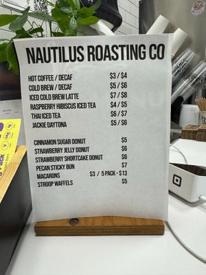 Soft opening menu - brunch coming soon at Nautilus Roasting Co. - Coffee House in Huntington Station