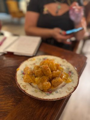 Cheesy tots at Nautilus Roasting Co. - Coffee House in Huntington Station