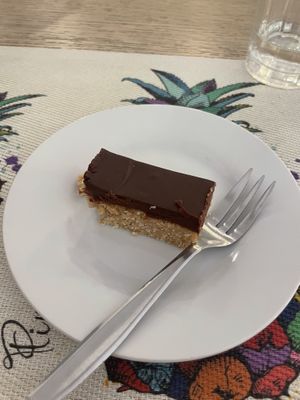 Torta Cioccococco (buonissima, porzione perfetta per farsi la bocca buona dopo il pranzo)  at Capre e Cavoli in Brescia