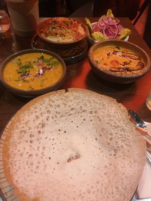 A picture of our meal for 2 at Tindli in Croydon