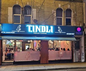 Outside at Tindli in Croydon