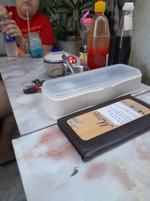 Outside table #Veganuary at Dậu Phúc in Ho Chi Minh City