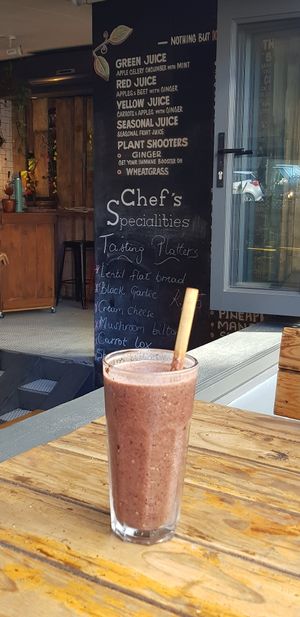 Moringa smoothie at Plant in Cape Town