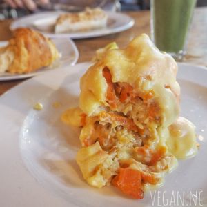 Carrot lox breakfast at Plant in Cape Town