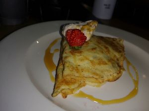 Crepe chocolate salted caramel at Plant in Cape Town