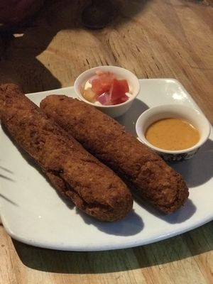 The cheeze stick were delicious! at Plant in Cape Town