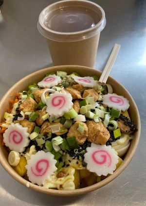 Naruto &tofu #Veganuary at Pok & Ram in Tournai