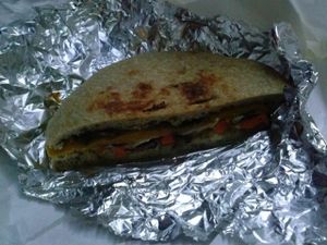 vegano sandwich at Pizzeria L'Angelo in Venice