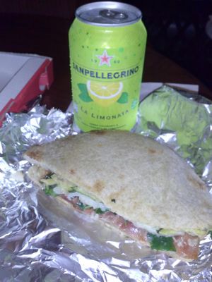 mopur sandwich at Pizzeria L'Angelo in Venice